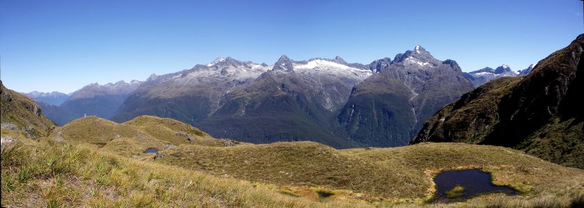 Panorama z Harris Saddle